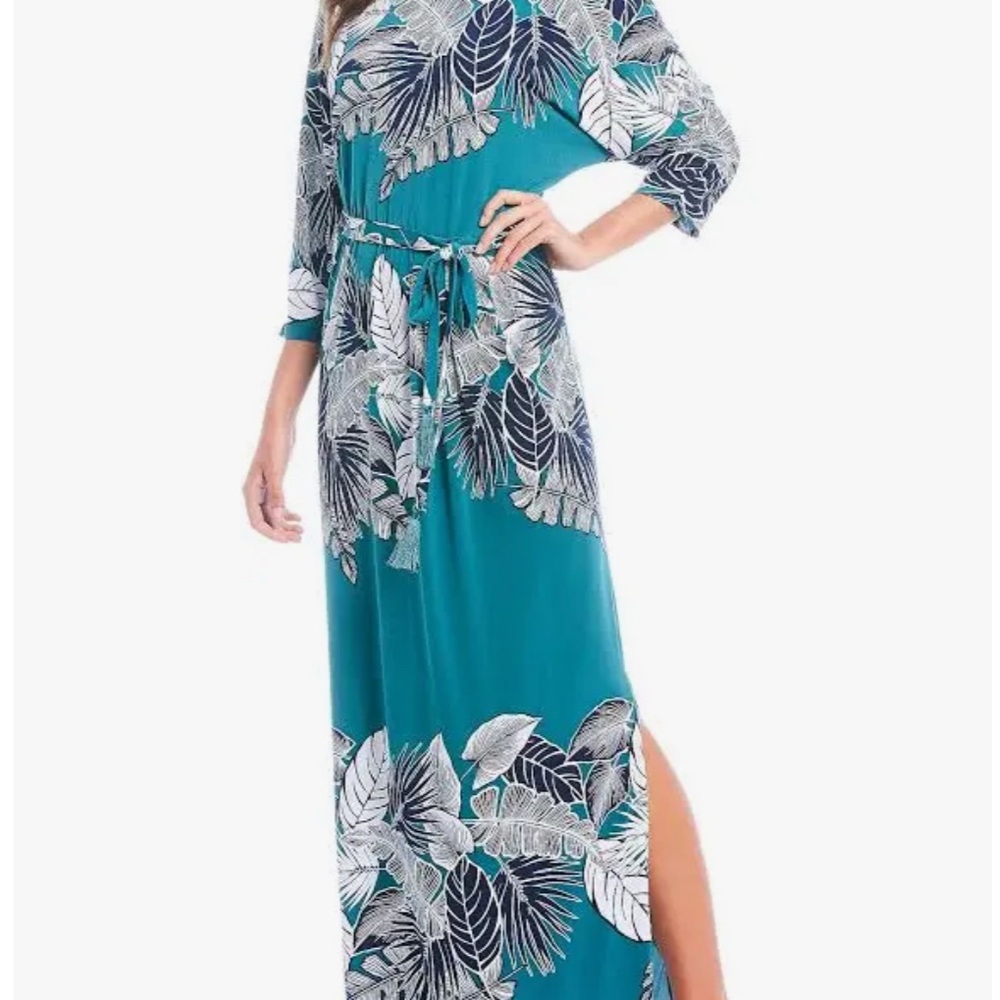 Tommy Bahama Las Palmas Dolman Maxi Dress in Deep Sea Teal